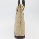 LOUIS VUITTON Monogram Mini Alma Haut Hand Bag Khaki M92203 LV Auth BAZ717-4
