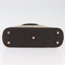 LOUIS VUITTON Monogram Mini Alma Haut Hand Bag Khaki M92203 LV Auth BAZ717-5