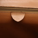 CELINE Macadam Canvas Hand Bag PVC Leather Brown Gold Auth BAZ721A-12