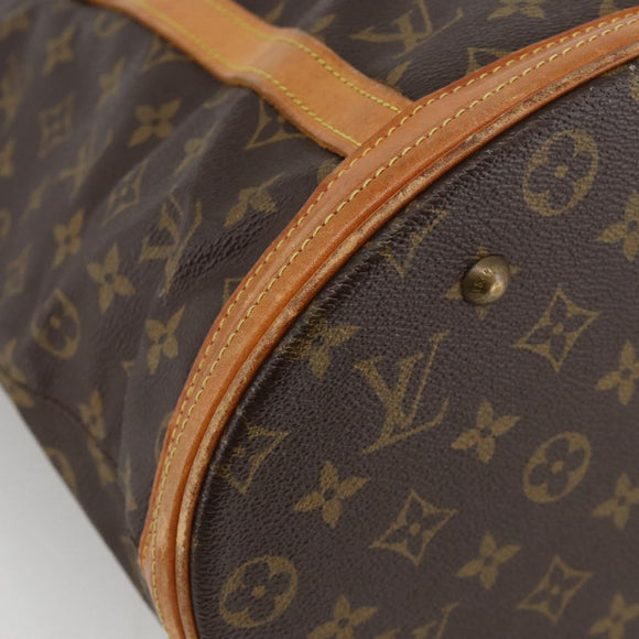 LOUIS VUITTON Monogram Bucket GM Shoulder Bag M42236 LV Auth BAZ725