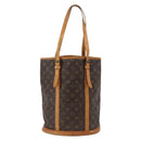 LOUIS VUITTON Monogram Bucket GM Shoulder Bag M42236 LV Auth BAZ725-2