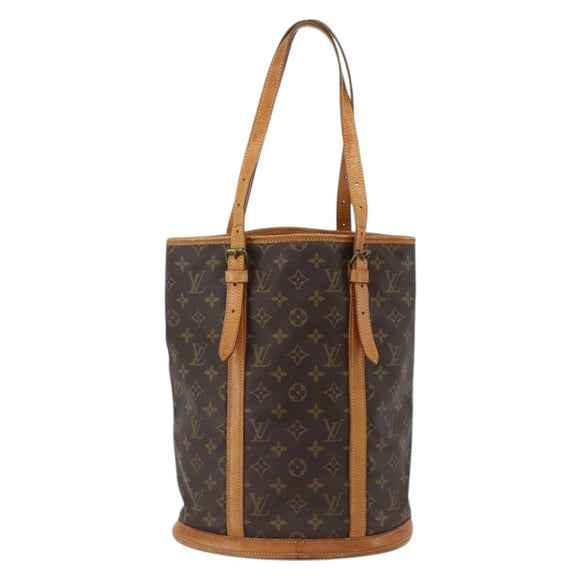 LOUIS VUITTON Monogram Bucket GM Shoulder Bag M42236 LV Auth BAZ725