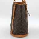 LOUIS VUITTON Monogram Bucket GM Shoulder Bag M42236 LV Auth BAZ725-4