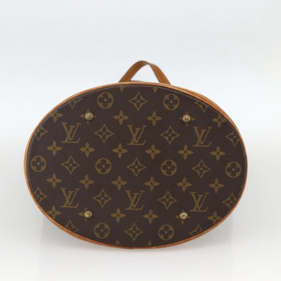 LOUIS VUITTON Monogram Bucket GM Shoulder Bag M42236 LV Auth BAZ725