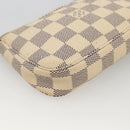 LOUIS VUITTON Damier Azur Mini Pochette Accessoires Pouch N63005 LV Auth BAZ726A-15