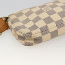 LOUIS VUITTON Damier Azur Mini Pochette Accessoires Pouch N63005 LV Auth BAZ726A-17