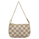 LOUIS VUITTON Damier Azur Mini Pochette Accessoires Pouch N63005 LV Auth BAZ726A-13