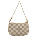 LOUIS VUITTON Damier Azur Mini Pochette Accessoires Pouch N63005 LV Auth BAZ726A-2