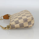 LOUIS VUITTON Damier Azur Mini Pochette Accessoires Pouch N63005 LV Auth BAZ726A-3