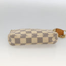 LOUIS VUITTON Damier Azur Mini Pochette Accessoires Pouch N63005 LV Auth BAZ726A-5