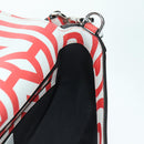 FENDI Marc Jacobs Collaboration Mamma Baguette Leather 2way Red Auth BAZ729SAM-23