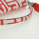 FENDI Marc Jacobs Collaboration Mamma Baguette Leather 2way Red Auth BAZ729SAM-7