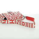 FENDI Marc Jacobs Collaboration Mamma Baguette Leather 2way Red Auth BAZ729SAM-8