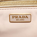 PRADA Shoulder Bag fur Beige Gold Auth BAZ731SM-24