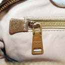 PRADA Shoulder Bag fur Beige Gold Auth BAZ731SM-27