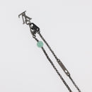 LOUIS VUITTON Collier LV Beads Necklace metal Turquoise Blue M00313 Auth BAZ738M-10