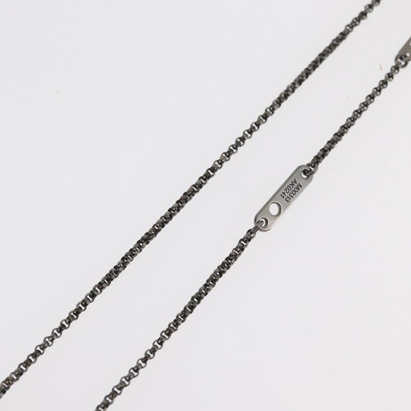 LOUIS VUITTON Collier LV Beads Necklace metal Turquoise Blue M00313 Auth BAZ738M