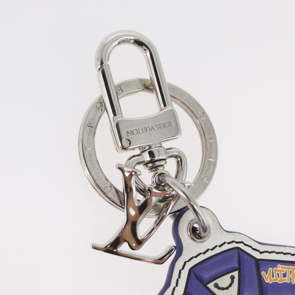 LOUIS VUITTON Porte Cles LV Varsity Jacket Charm Purple MP3385 LV Auth BAZ739SAM