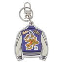 LOUIS VUITTON Porte Cles LV Varsity Jacket Charm Purple MP3385 LV Auth BAZ739SAM-5