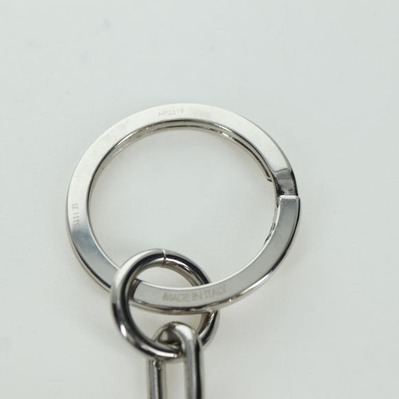 LOUIS VUITTON LV Shape Key Ring metal Silver tone MP2619 LV Auth BAZ740M