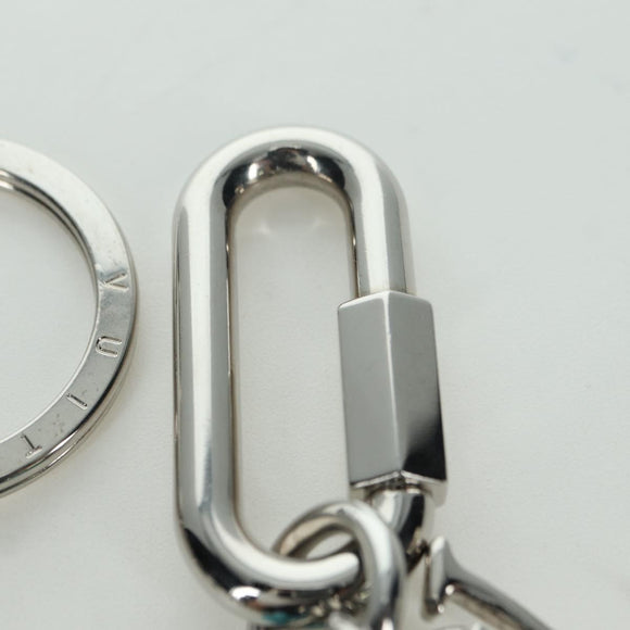 LOUIS VUITTON LV Shape Key Ring metal Silver tone MP2619 LV Auth BAZ740M