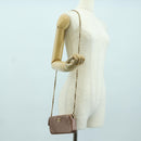 CHANEL Matelasse Chain Wallet Shoulder Bag Leather Pink Gold CC Auth BAZ741V-24