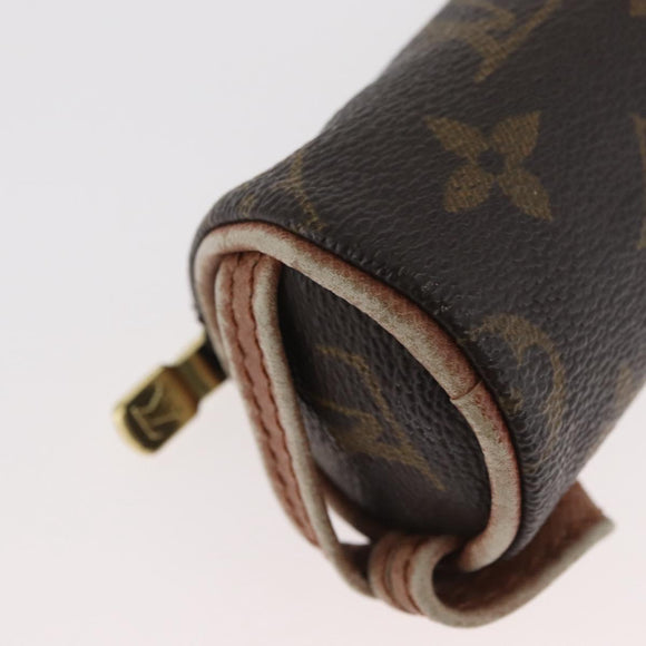 LOUIS VUITTON Monogram Etui 3 Ball de Golf Pouch M58249 LV Auth BAZ747