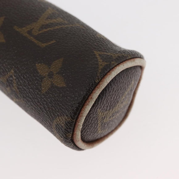 LOUIS VUITTON Monogram Etui 3 Ball de Golf Pouch M58249 LV Auth BAZ747
