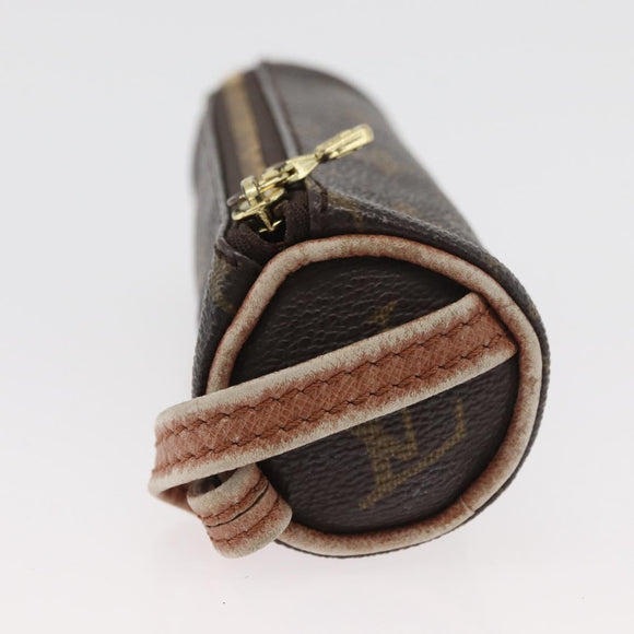 LOUIS VUITTON Monogram Etui 3 Ball de Golf Pouch M58249 LV Auth BAZ747