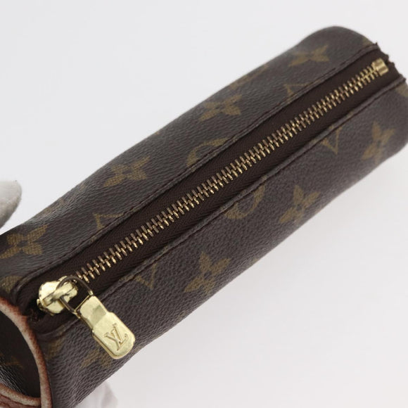 LOUIS VUITTON Monogram Etui 3 Ball de Golf Pouch M58249 LV Auth BAZ747