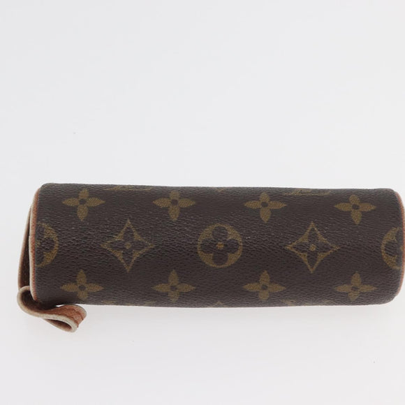 LOUIS VUITTON Monogram Etui 3 Ball de Golf Pouch M58249 LV Auth BAZ747
