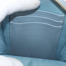 Christian Dior Cannage Chain Phone Pouch Bag Patent 2way Blue Gold Auth BAZ749A-20