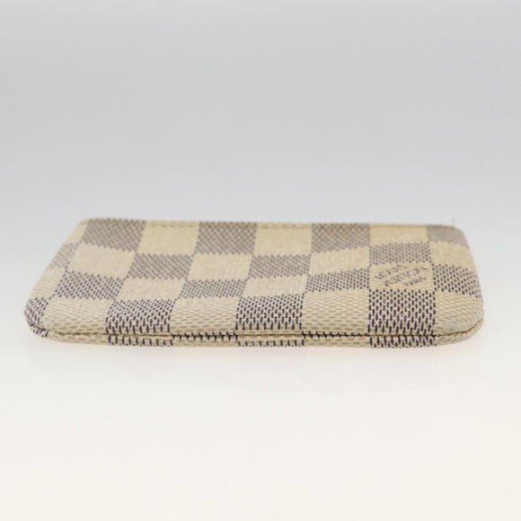 LOUIS VUITTON Damier Azur Pochette Cles Coin Purse N62659 LV Auth BAZ751