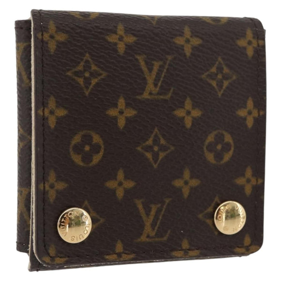 LOUIS VUITTON Monogram Jewelry case Jewelry Box LV Auth BAZ752A