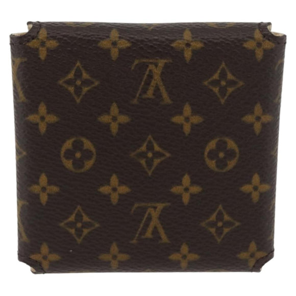 LOUIS VUITTON Monogram Jewelry case Jewelry Box LV Auth BAZ752A