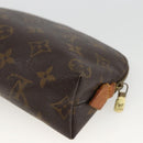 LOUIS VUITTON Monogram Pochette Cosmetic PM Pouch M43998 LV Auth BAZ755-15