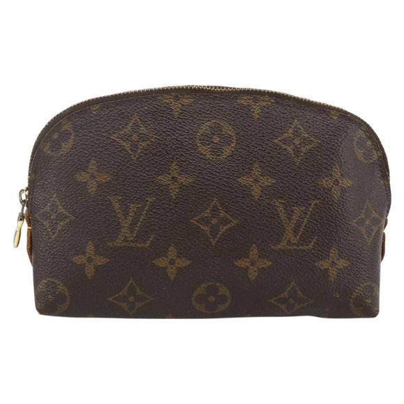 LOUIS VUITTON Monogram Pochette Cosmetic PM Pouch M43998 LV Auth BAZ755