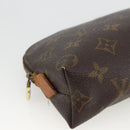 LOUIS VUITTON Monogram Pochette Cosmetic PM Pouch M43998 LV Auth BAZ755-14