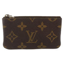 LOUIS VUITTON Monogram Pochette Cles Coin Purse M62650 LV Auth BAZ756-13