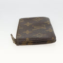 LOUIS VUITTON Monogram Pochette Cles Coin Purse M62650 LV Auth BAZ756-3