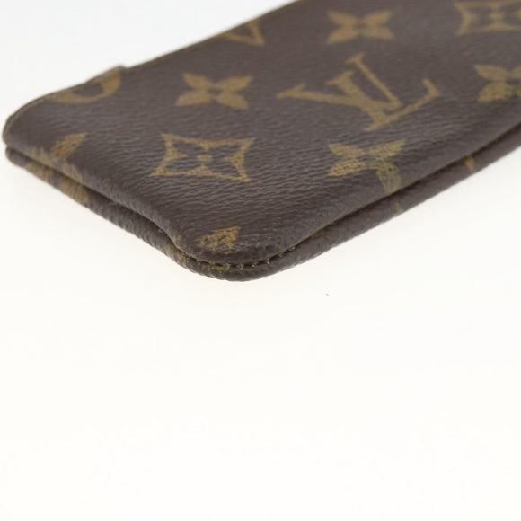 LOUIS VUITTON Monogram Pochette Cles Coin Purse M62650 LV Auth BAZ756