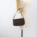LOUIS VUITTON Damier Ebene Pochette Accessoires Pouch N41206 LV Auth BAZ759-20