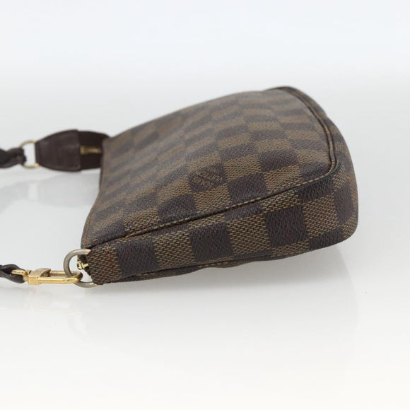 LOUIS VUITTON Damier Ebene Pochette Accessoires Pouch N41206 LV Auth BAZ759