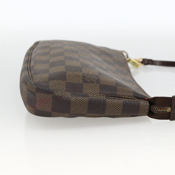 LOUIS VUITTON Damier Ebene Pochette Accessoires Pouch N41206 LV Auth BAZ759