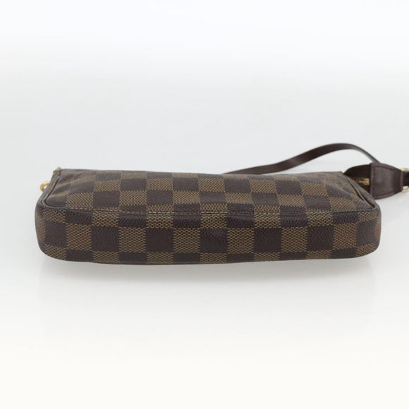 LOUIS VUITTON Damier Ebene Pochette Accessoires Pouch N41206 LV Auth BAZ759