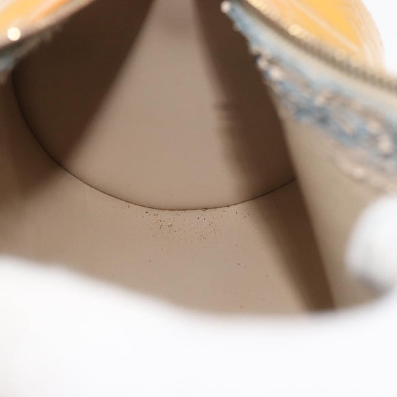 LOUIS VUITTON Monogram Vernis Bedford Hand Bag Beige M91006 LV Auth BAZ767