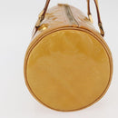 LOUIS VUITTON Monogram Vernis Bedford Hand Bag Beige M91006 LV Auth BAZ767-3