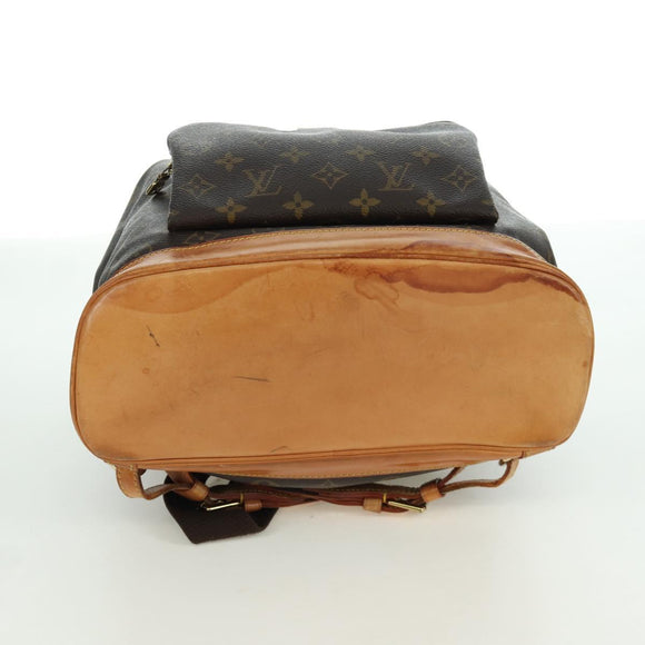 LOUIS VUITTON Monogram Montsouris GM Rucksack M51135 LV Auth BAZ774A