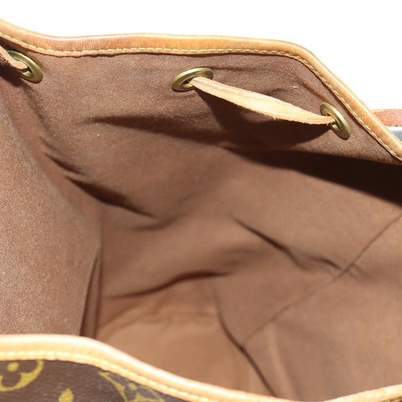LOUIS VUITTON Monogram Montsouris GM Rucksack M51135 LV Auth BAZ774A