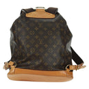 LOUIS VUITTON Monogram Montsouris GM Rucksack M51135 LV Auth BAZ774A-2